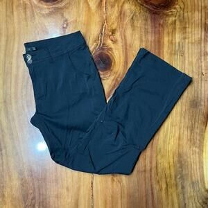 Prana Halle II Straight Women's Hiking  Pants Black Nylon 10 W4hash113 W3-19